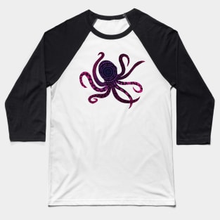 Zentangle Octopus Baseball T-Shirt